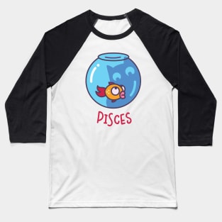 Funny Pisces Cat Horoscope Tshirt - Astrology and Zodiac Gift Ideas! Baseball T-Shirt